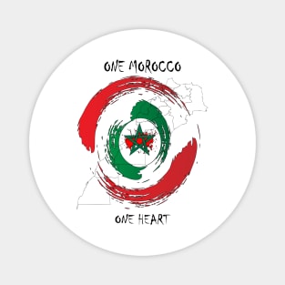 Proud Morocco Flag Gift Moroccan Lovers For Men's Women's Magnet